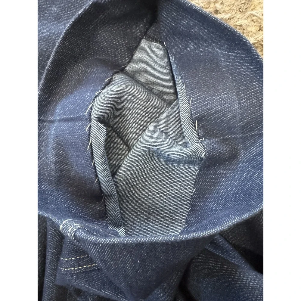 Haggar Dress Pants L6 Vintage Blue Mens Mustang Western‎ Wear USA Pockets 36